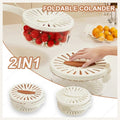Foldable colander set
