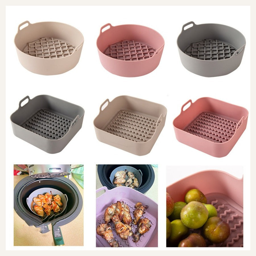 Reusable air-fryer liners and accessories