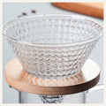 Glass pour-over coffee dripper
