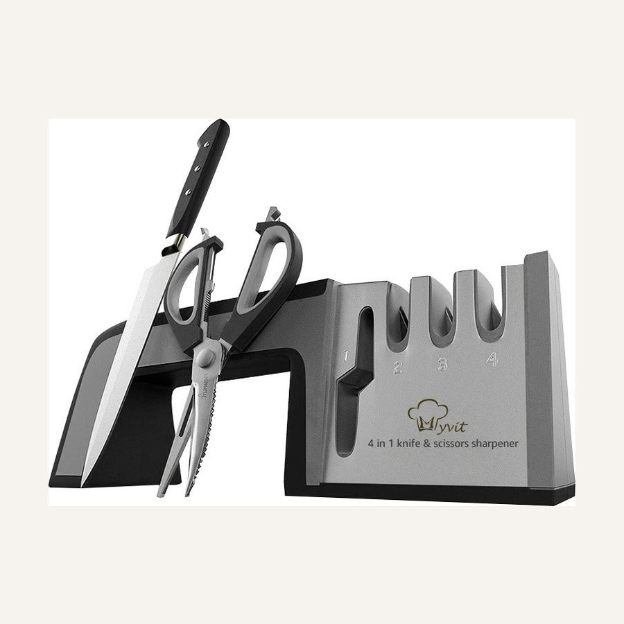4-slot knife sharpener station