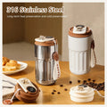Smart travel mug with temperature display